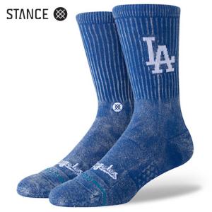 STANCE x MLB Los Angeles Dodgers FADE LA チーム ソックス ブルー 靴下 青 SOCKS Blue スタンス x ロサンゼルス・ドジャース サイズL 25.5-29.0cm 大谷翔平｜atomicdope