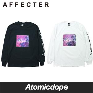 アフェクター AFFECTER OIL II ロンT ロングスリーブ Tシャツ 長袖 黒 白 L/S Tee Black White