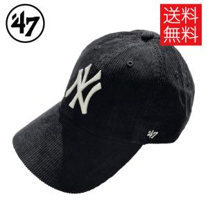 '47 NY Yankees Corduroy CLEAN UP ローキャップ ヤンキース 定番キャップ コーデュロイ クリーンナップ ブラック LOWCAP Black フォーティーセブン｜atomicdope