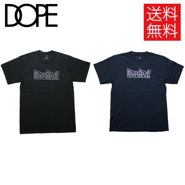 DOPE &quot;DOPE Boyz&quot; Tシャツ ブラック ネイビー 黒 紺 半袖 TEE Black N...