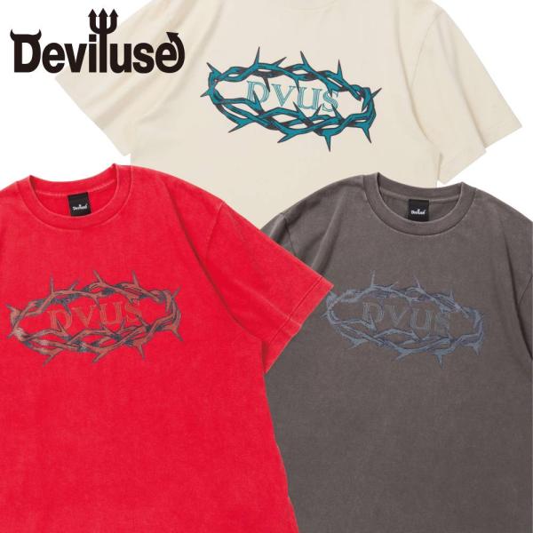 Deviluse Crown of Thorn Tシャツ 半袖 T-shirts デビルユース