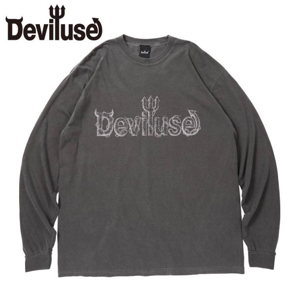 Deviluse Thorn Logo ロンT 長袖 L/S T-shirts デビルユース