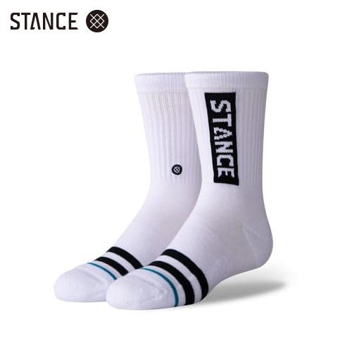 STANCE OG ST キッズ ソックス ホワイト 子供用 靴下 白 KIDS SOCKS Whi...