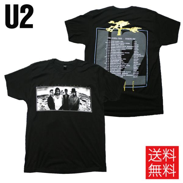 ユーツー U2 THE JOSHUA TREE EUROPE 1987 ライセンス オフィシャル T...