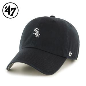 '47 Chicago White sox Base Runner CLEAN UP Black ローキャップ シカゴ ホワイト ソックス ブラック ベースランナー クリーンナップ 黒 LOWCAP フリーサイズ｜atomicdope