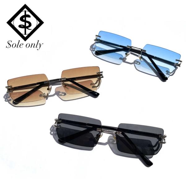 $ole only ソールオンリー rimless リムレス sunglasses in 3 col...