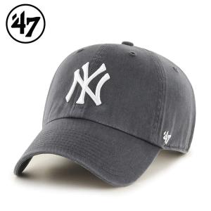 '47 NY Yankees CLEAN UP ローキャップ ヤンキース クリーンナップ チャコール LOWCAP Charcoal フォーティーセブン フリーサイズ メンズ レディース 男女兼用｜atomicdope