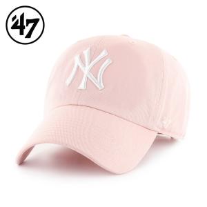 '47 NY Yankees CLEAN UP ローキャップ ヤンキース 定番キャップ クリーンナップ ピンク LOWCAP Pink フォーティーセブン｜atomicdope