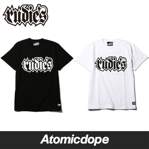 ルーディーズ RUDIE&apos;S SPARK Tシャツ 黒 白 半袖 Tee Black White