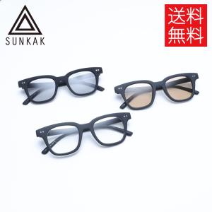 SUNKAK TYPE 2 MATT BLACK WHITE LOGO サングラス マットフレーム SUNGLASSES サンカク メンズ レディース ユニセックス 男女兼用 フリーサイズ｜atomicdope