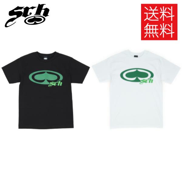 SRH NEW SPADE Tシャツ ブラック ホワイト 半袖 黒 白 S/S Tee Black ...