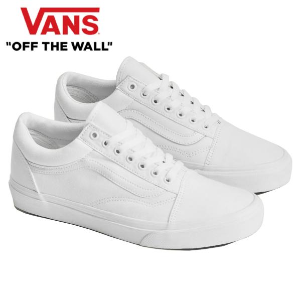VANS OLD SKOOL スニーカー オールドスクール トゥルーホワイト 黒 靴 VN000D3...