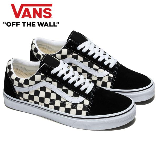 VANS OLD SKOOL スニーカー オールドスクール チェッカーボード ホワイト/ブラック 白...