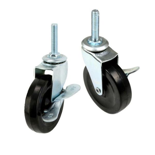 IHL-GCL075 ルミナススチールラック ゴムキャスター タイヤ直径7.5cm 2個入り ポール...