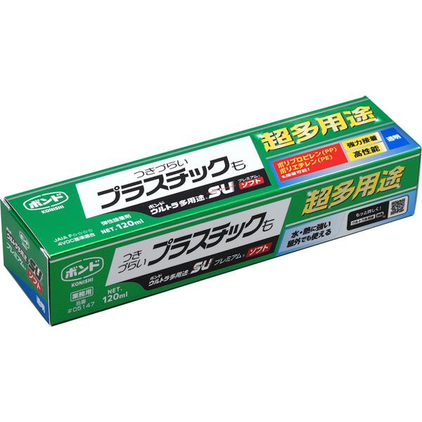 ボンド ウルトラ多用途ＳＵ プレミアムソフト クリヤー 120ml × 30本  お得なまとめ買い商...