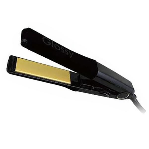 SI-25 プロフェッショナル ストレートアイロン Glossy グロッシー ブラック ヘアアイロン...