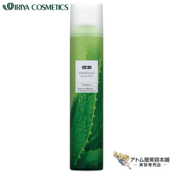 イリヤ 薬用メディクール スプレートニック グリーン 300g 薄毛 枝毛 ふけ かゆみ 発毛 育毛...
