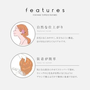 フォンテーヌ フルウィッグ RB04 ショート...の詳細画像4