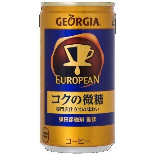 ジョージアヨーロピアンコクの微糖185g1ケース（30本）