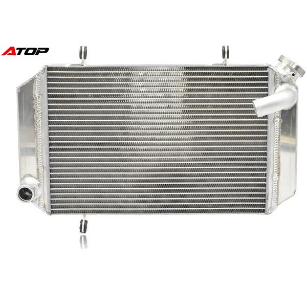 TZR250 3XV用の社外品 アルミラジエーター本体 ゴムブッシュ付 冷却性能アップ カスタム パ...