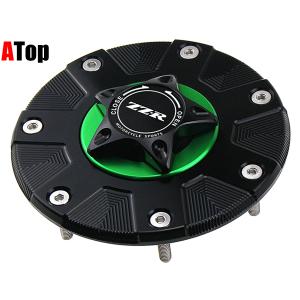 kawasaki カワサキ 純正互換 7穴 タンクキャップ アルミ製 / 燃料