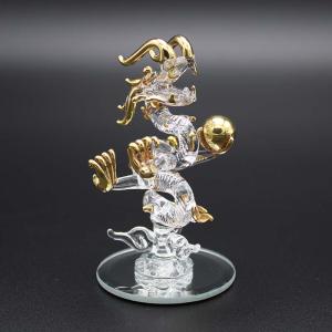 昇龍 ガラス細工 龍の置物 ミニサイズ 風水 ...の詳細画像3