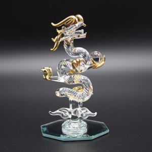 昇龍 ガラス細工 龍の置物 Sサイズ 水晶玉付...の詳細画像4