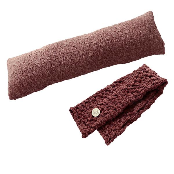 ２枚セット  ロング 枕カバー タオル地 のびのび 伸縮性 吸水 コッフル タオル ワッフル もこも...