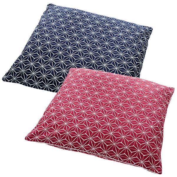 20枚セット 座布団カバー クッションカバー 銘仙判 約55×59cm 綿100% プリント 和柄 ...