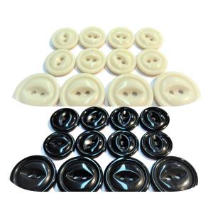 手芸 和洋裁用釦 ボタン スーツ ジャケット用 エンブレム金属 かぶせ型