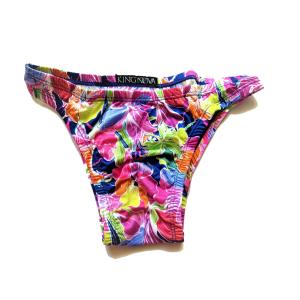 メンズファッション 下着 ビキニブリーフ KING NOVA/キングノバ ビキニパンツ ピンク L 花柄 p024