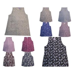 エプロン キッチン エプロン ちりめんラン型キッ...の商品画像