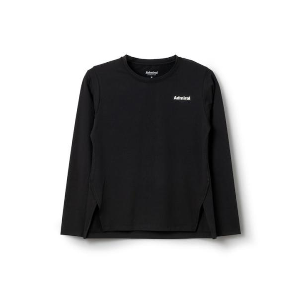 アドミラル｜レディース｜サイドスリットヘムロングスリーブTシャツ レディース ブラック｜ATLA61...