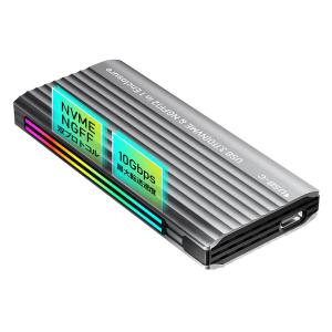 新型式 SSDケース 転送速度10/20Gps アルミニウム合金 NVMe NGFF M-Key B+M-Key Type-C 高速データ転送  8cm ケーブル 投函発送 写真動画 ケーブル附属 送料無料