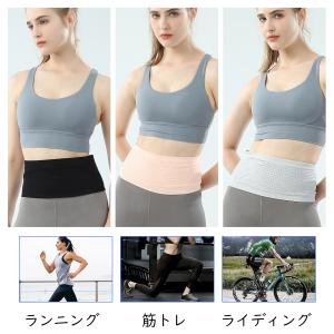 ウェストバッグ ランニングベルト 通気性素材 ...の詳細画像5