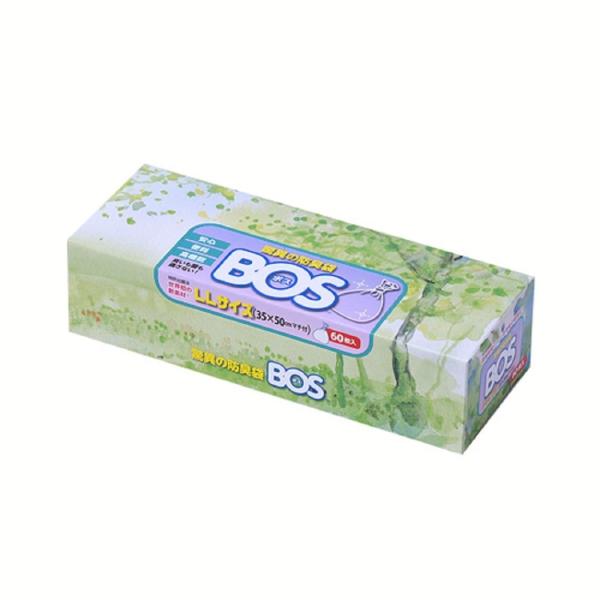 BOS 消臭袋・BOS 防臭袋 箱型(LLサイズ60枚入り)