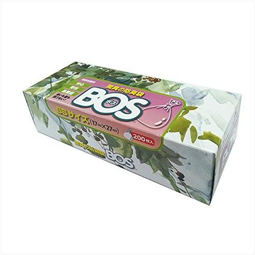 BOS 消臭袋・BOS 防臭袋 箱型（SSサイズ200枚入り）