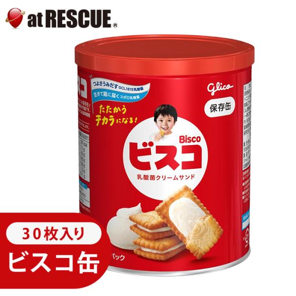 長期保存 ビスコ保存缶【単品】賞味期限：2031年4月 30枚入り 非常食　おやつにぴったり 長期保...