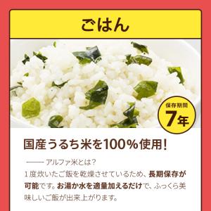 非常食セット 55品の 保存食セット 1週間分...の詳細画像3