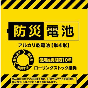 防災電池 超長期保存(単4形・4本パック)電池...の詳細画像1