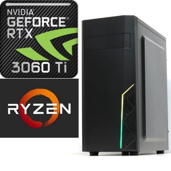 ゲーミングPC 中古 デスクトップパソコン 自作 Ryzen 5 5600X RTX 3060Ti ...