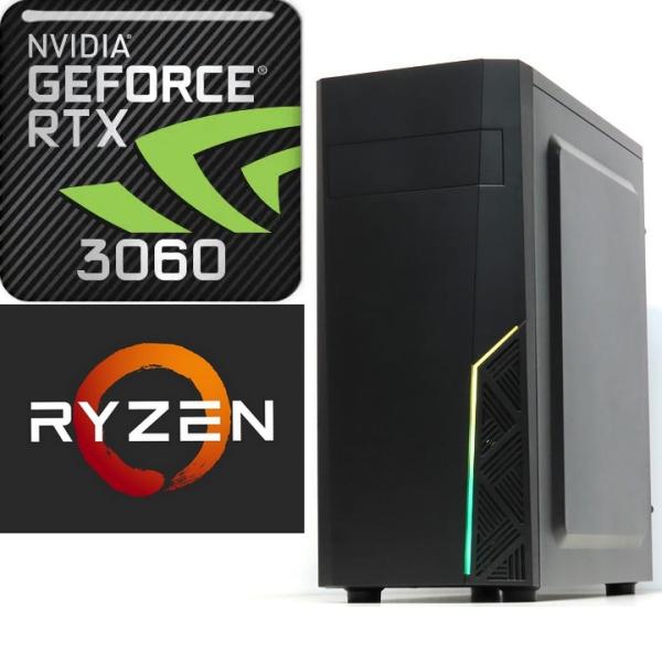ゲーミングPC 中古 デスクトップ Windows11 RTX3060 自作 Ryzen 5 560...