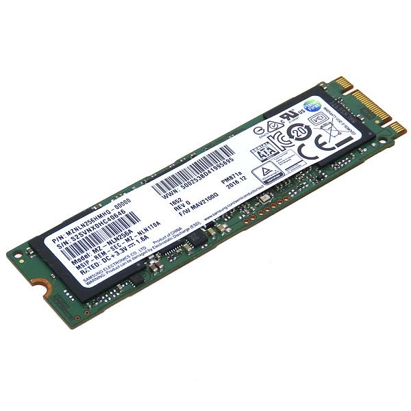 M.2 SSD 256GB SAMSUNG サムスン MZ-NLN256A MZNLN256HMHQ...