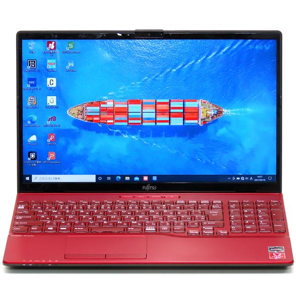中古パソコン ノートパソコン 富士通 LIFEBOOK AH43/E1 Ryzen 3 8GB SS...