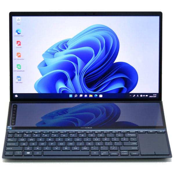 美品 中古 ノートパソコン Windows11 SSD ASUS ZenBook Duo 14 UX...