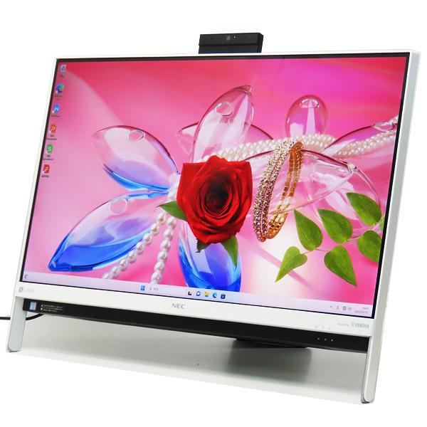 デスクトップパソコン 中古 一体型 Windows11 新品SSD 23.8インチ NEC Lavi...