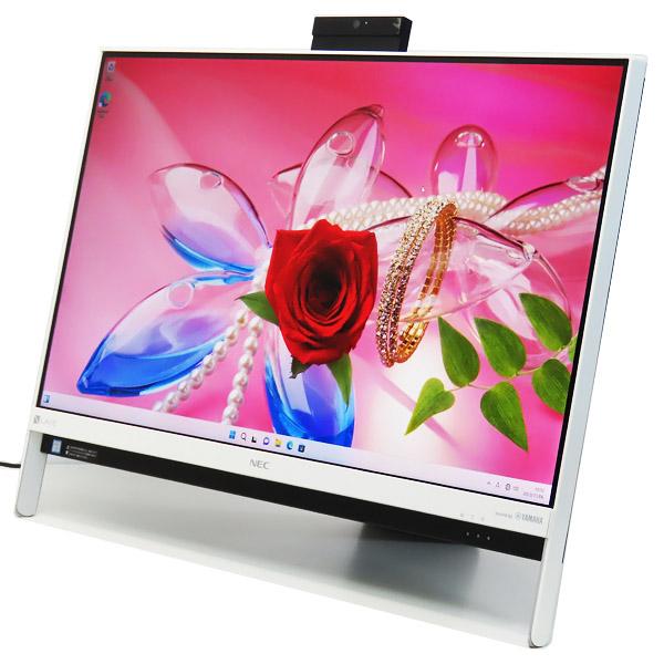 デスクトップパソコン 中古 一体型 Windows11 フルHD 23.8インチ NEC Lavie...