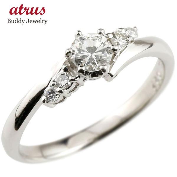 鑑定書付き 婚約指輪 ダイヤ ハードプラチナ 一粒 大粒 ダイヤモンド エンゲージリング プラチナ9...