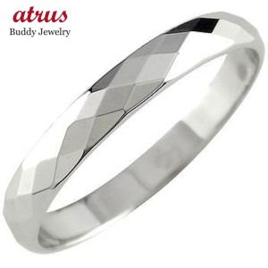 ジュエリー工房アトラス プラチナ 指輪 普段使い シンプル レディース