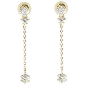 Pt900 0.5ct ツイン ダイヤモンド ピアス 送料無料 ダイヤ 0.5カラット